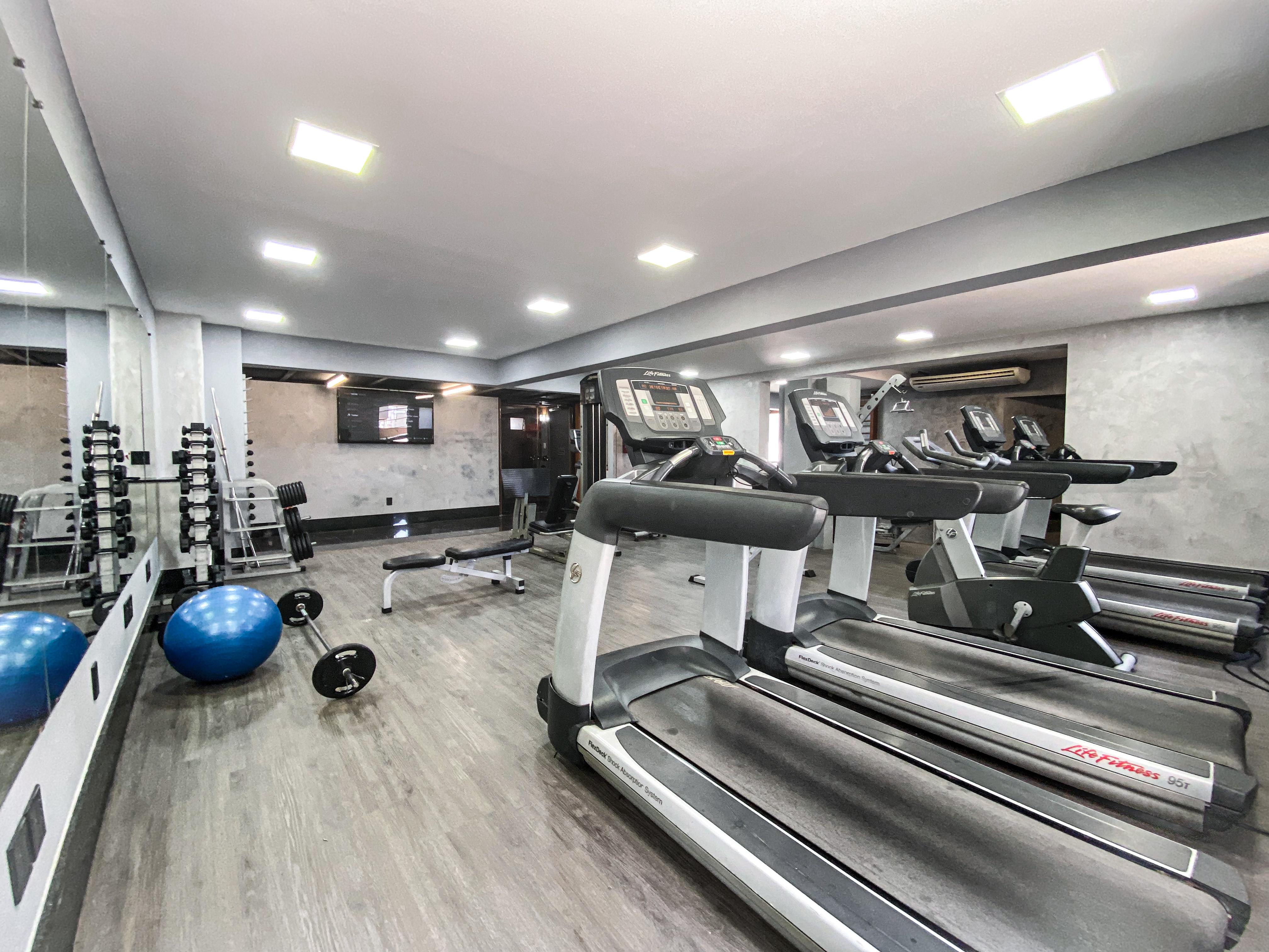 Ouro Minas Hotel Belo Horizonte, Dolce By Wyndham Екстер'єр фото The gym at the hotel