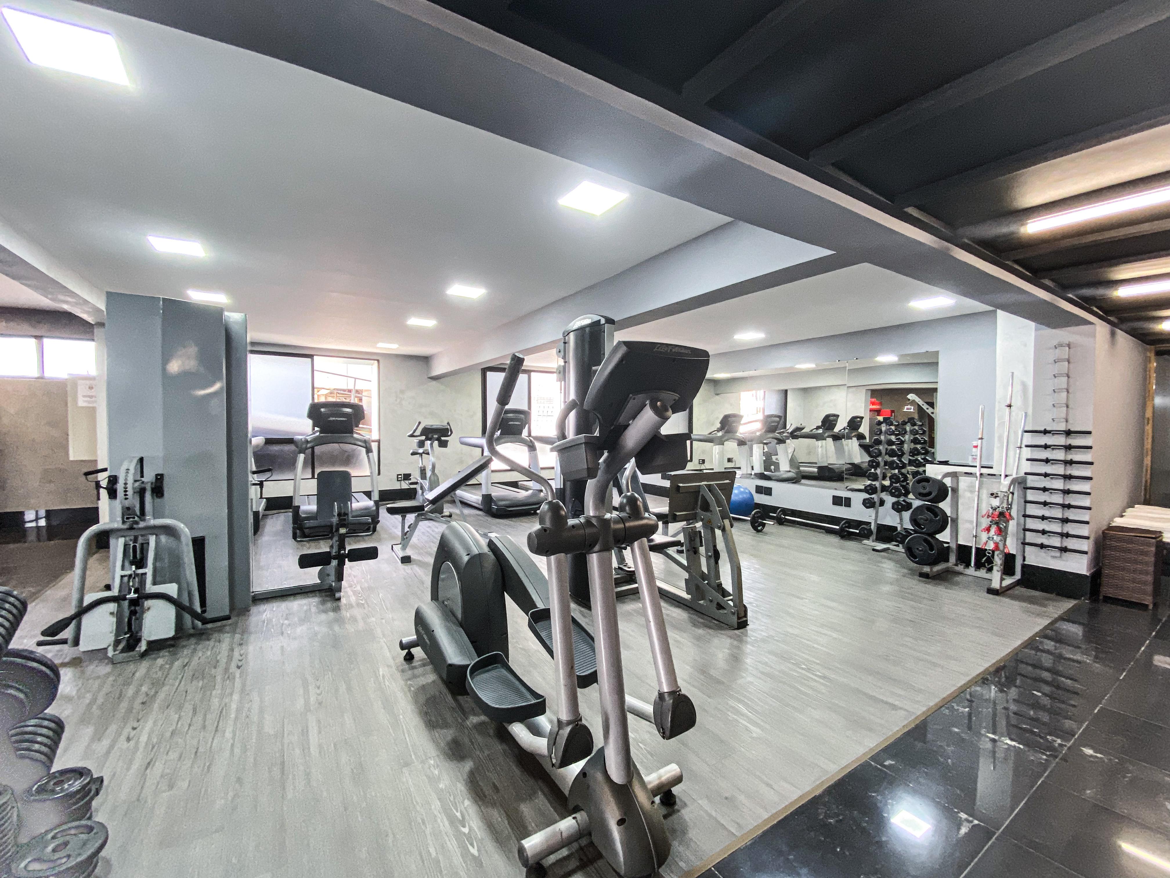 Ouro Minas Hotel Belo Horizonte, Dolce By Wyndham Екстер'єр фото The gym at the hotel