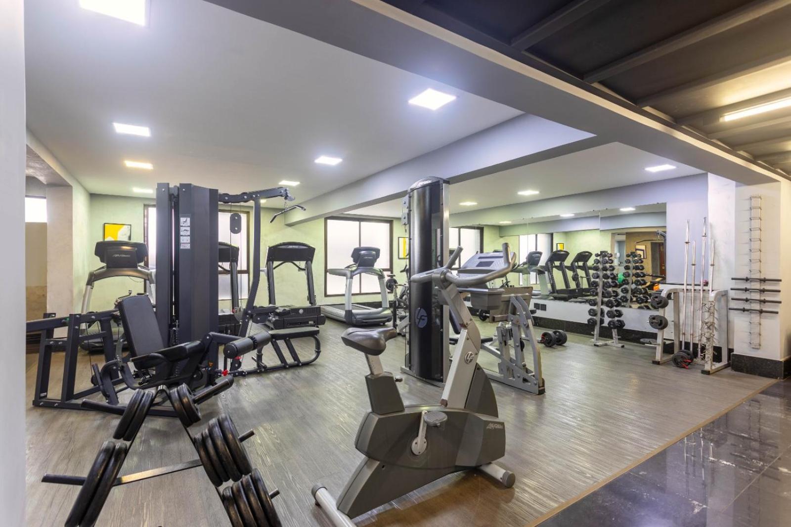 Ouro Minas Hotel Belo Horizonte, Dolce By Wyndham Екстер'єр фото The gym at the hotel