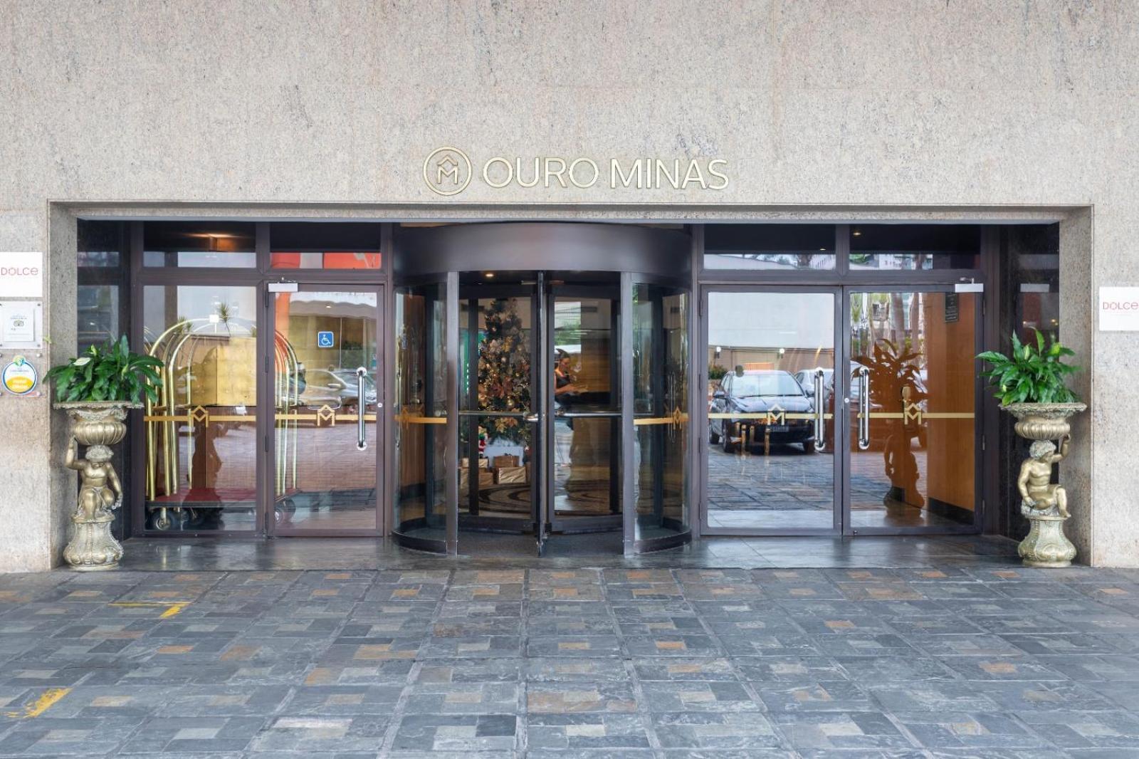Ouro Minas Hotel Belo Horizonte, Dolce By Wyndham Екстер'єр фото Entrance to the hotel